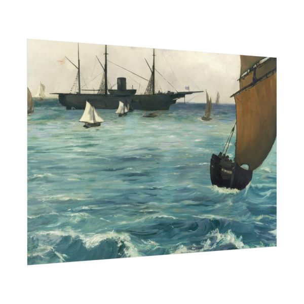 92409-502.jpg The "Kearsarge" at Boulogne Poster