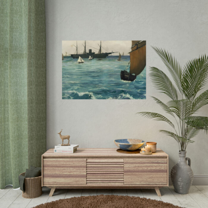 The "Kearsarge" at Boulogne Poster - Image 9
