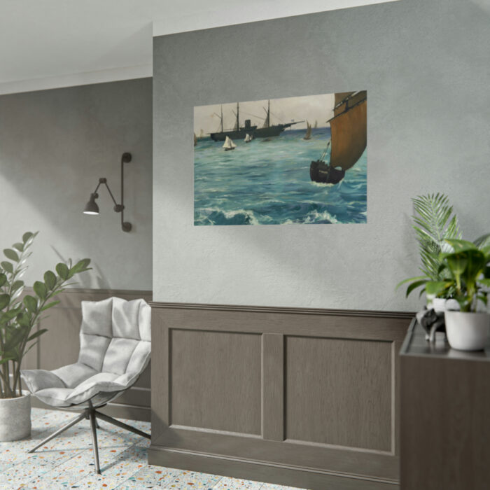 The "Kearsarge" at Boulogne Poster - Image 10