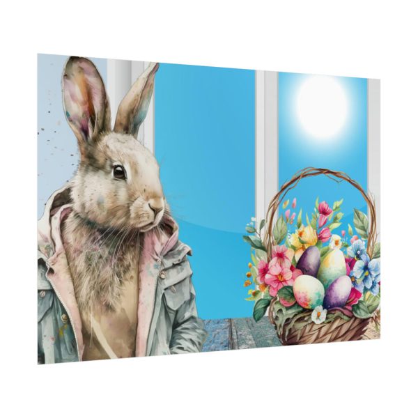 Cool Easter Rabbit In Jacket Poster