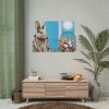Cool Easter Rabbit In Jacket Poster