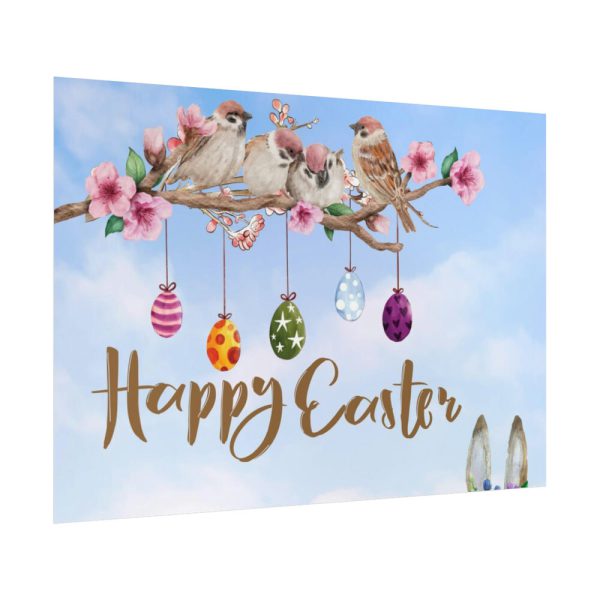 92409-512.jpg Easter Eggs, Rabbit And Birds Poster