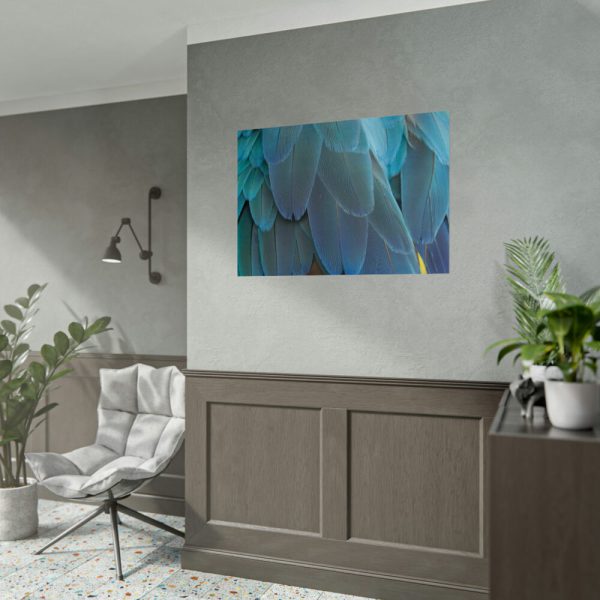 92409-544.jpg Parrot Feathers Texture Poster