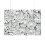 Carved Floral Ornament Texture Poster - Image 7
