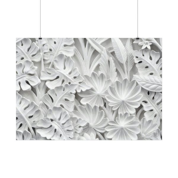 92409-546.jpg Carved Floral Ornament Texture Poster