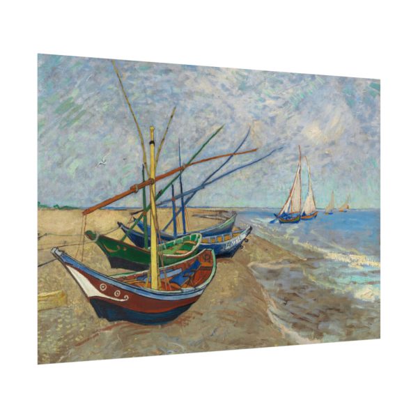 92409-562.jpg Vincent van Gogh's Fishing Boats on the Beach Poster
