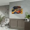 92409-59.jpg Old Red Truck Watercolor Poster
