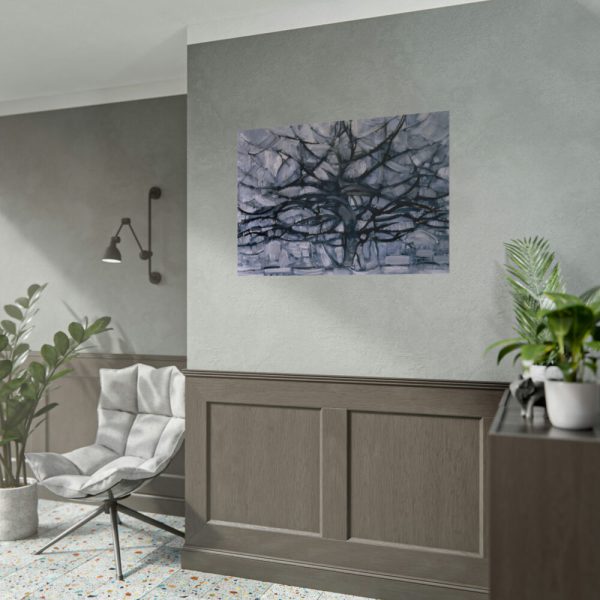 92409-599.jpg Piet Mondrian's Gray Tree Poster