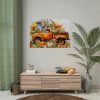 92409-63.jpg Autumn Pumpkin Truck Calendar Art Poster