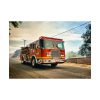 Speeding Fire Truck Poster