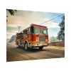 Speeding Fire Truck Poster