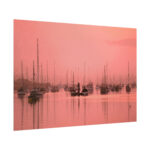 Pink Photo With Boats Poster - Image 8