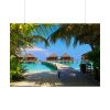 Exotic Tropical Island Poster