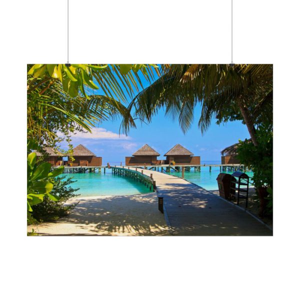 Exotic Tropical Island Poster