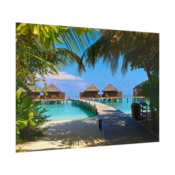 Exotic Tropical Island Poster