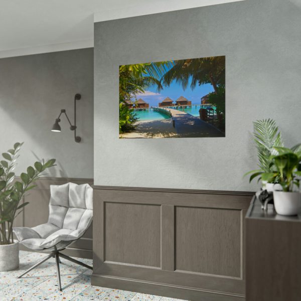 Exotic Tropical Island Poster
