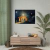 Abstract Representation of the Birth of Jesus Poster