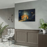 Abstract Representation of the Birth of Jesus Poster - Image 10