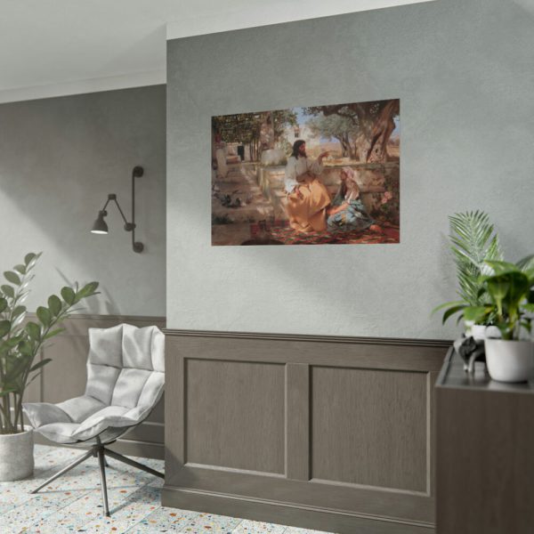 92409-754.jpg Semiradsky Christ Martha Maria Poster