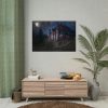 92409-78.jpg Mystical Castle in Dark Forest Poster