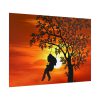 92409-792.jpg Sunset Girl Swing Silhouette Poster