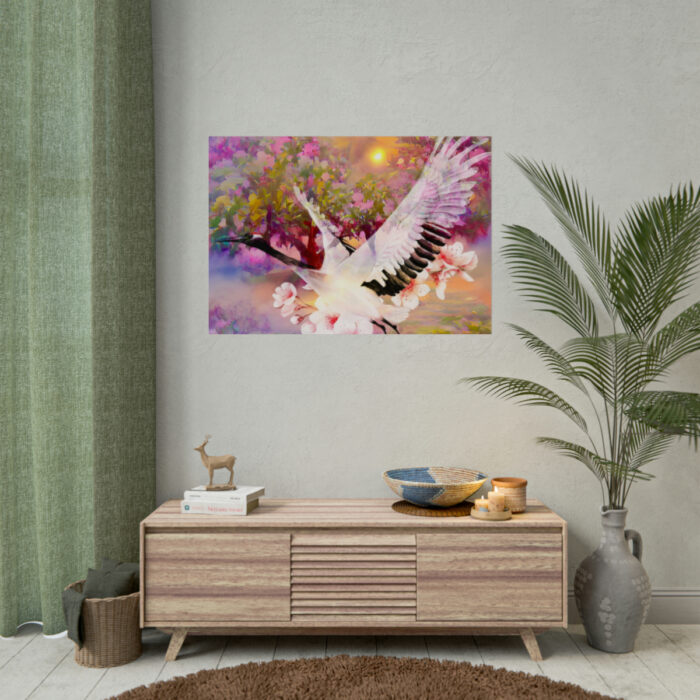 Magnificent Pink Pear Blossom Garden Poster - Image 9