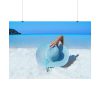 92409-816.jpg Woman On The Beach Poster