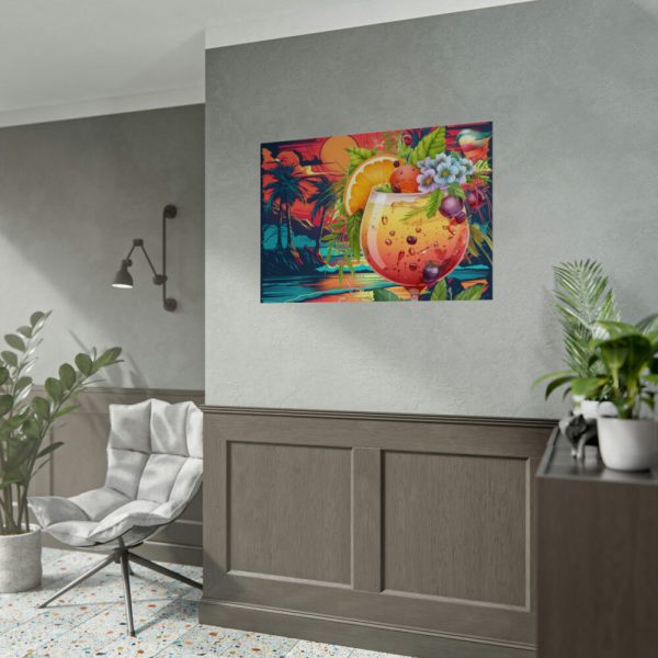 92409-844.jpg Tropical Drink Illustration Poster