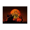 92409-85.jpg Halloween Mansion and Moon Poster