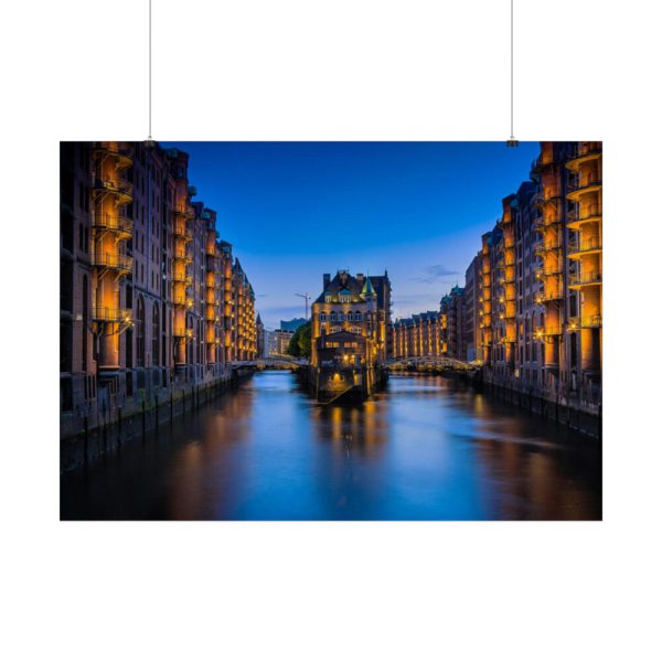 92409-851.jpg Canal Reflection Poster