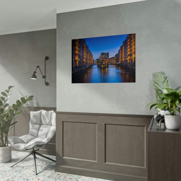 92409-854.jpg Canal Reflection Poster