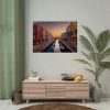 Sunset in Burano Poster
