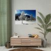 92409-873.jpg Blue Sky Cold Daylight Fosty Trees Poster
