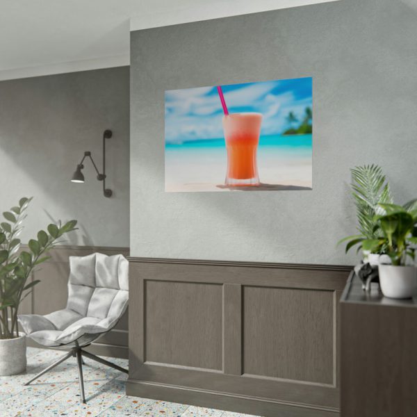 92409-879.jpg Tropical Drink On The Beach Poster