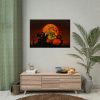 92409-88.jpg Halloween Mansion and Moon Poster