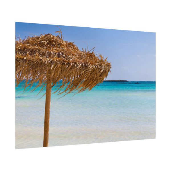 Parasol On The Beach Poster