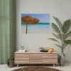 Parasol On The Beach Poster