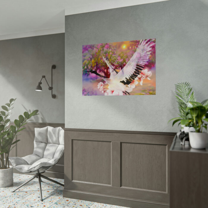 Magnificent Pink Pear Blossom Garden Poster - Image 10