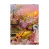 92410-1.jpg Nihon Kenchiku Within a Pink Flowers Poster