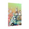 92410-107.jpg Easter Rabbits Spring Van Poster