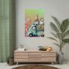 92410-108.jpg Easter Rabbits Spring Van Poster