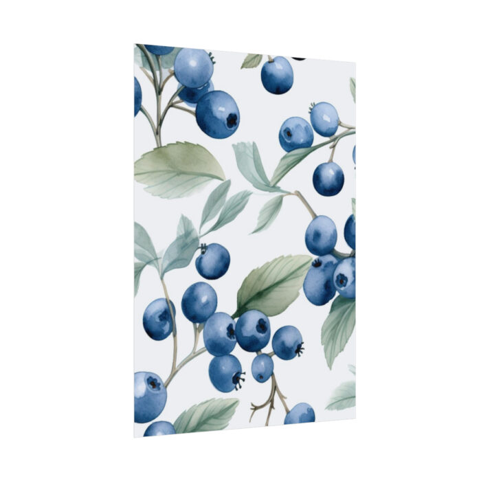 Seamless Blueberry Fruit Poster - Image 3