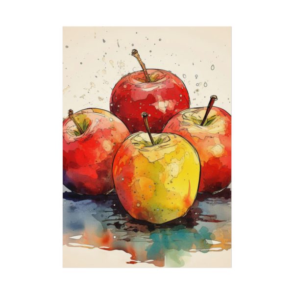 92410-175.jpg Apples Watercolor Art Poster