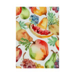 Fruit Seamless Watercolor II Poster