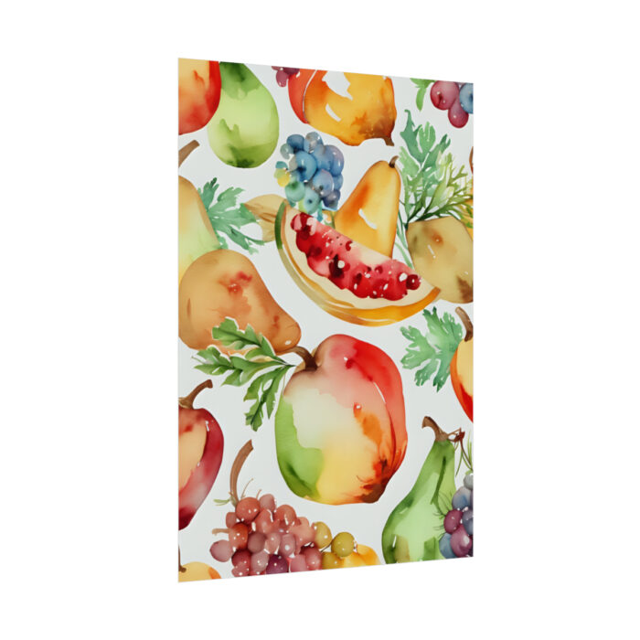 Fruit Seamless Watercolor II Poster - Image 3
