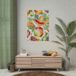 Fruit Seamless Watercolor II Poster - Image 4