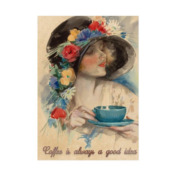 Vintage Coffee Drink Art Poster
