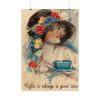 Vintage Coffee Drink Art Poster