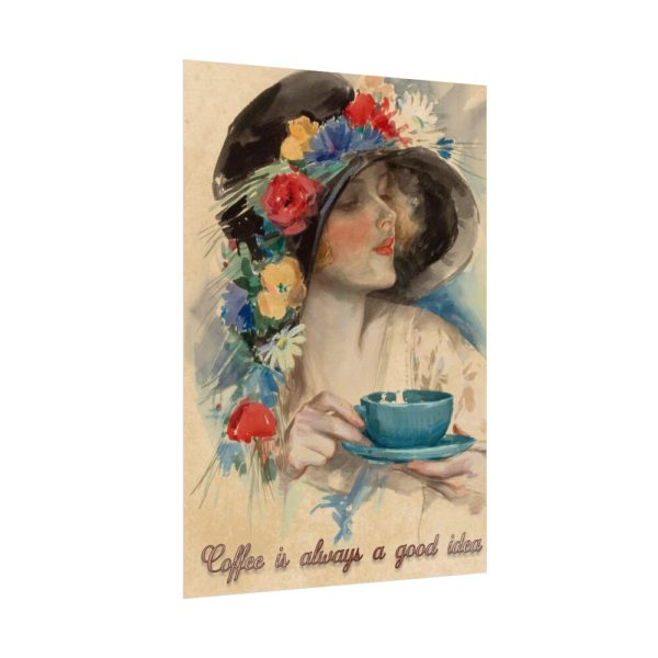 Vintage Coffee Drink Art Poster
