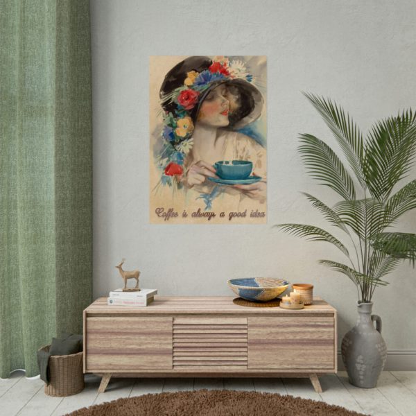 Vintage Coffee Drink Art Poster